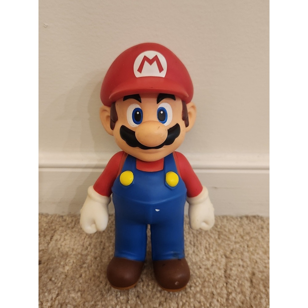 Mario Official Nintendo Super Mario 2006 Large Figure 9" Inches